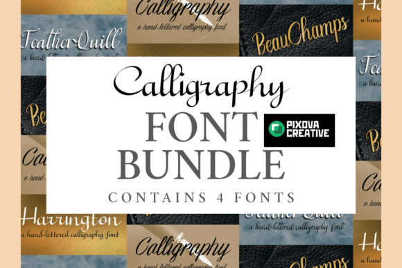 Create Elegant Designs with a Premium Calligraphy Font Bundle