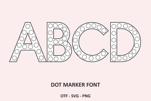 Dot Marker: A Font for Creative Learning and Design