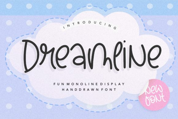 Dreamline: The Playful Handwritten Font for Creative Projects