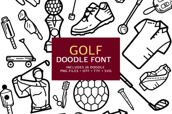 Golf Doodle: A Playful Typeface for Creative Projects