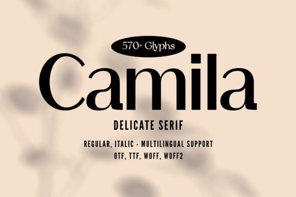 Introducing Camila: A Modern Sans Serif for Refined Design