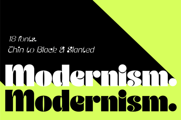 JT Modernism: A Funky Yet Polished Typeface for Modern Design