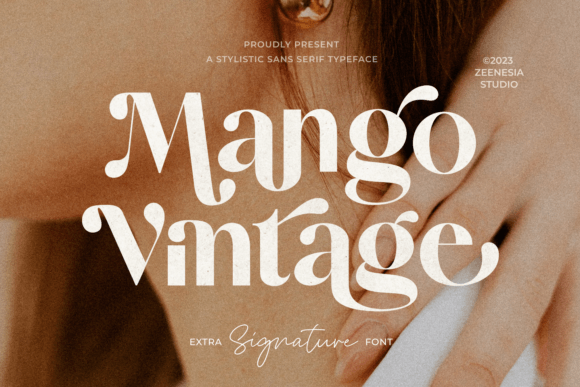 Mango Vintage: Modern Elegance for Your Designs