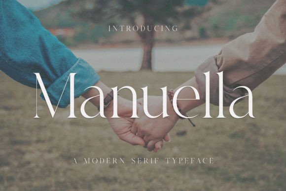 Manuella: A Serif Typeface Inspired by Minimalist Elegance