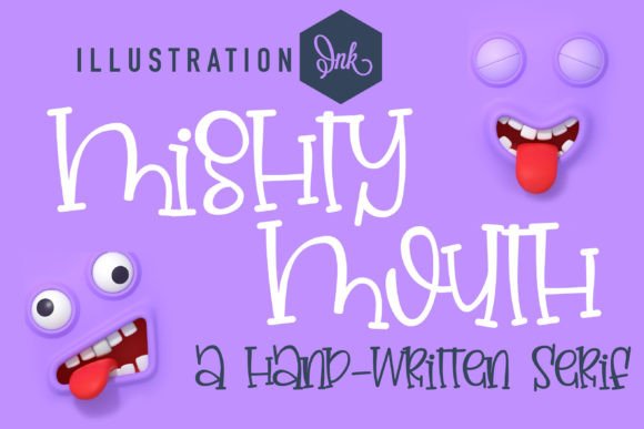 Mighty Mouth: A Whimsical Slab Serif Font