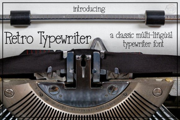 Retro Type-writer Font: Vintage Charm for Modern Designs
