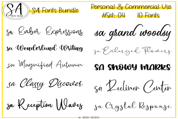 Script and Handwritten Bundle 4