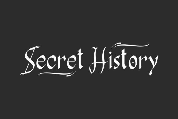 Secret History: A Gothic Font with Timeless Charm