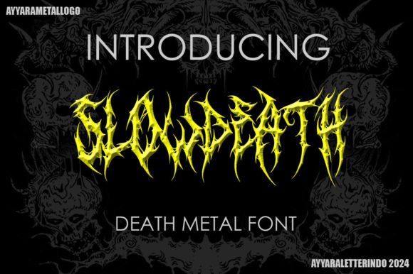 Slowdeath: The Ultimate Black Letter Font for Metal Branding